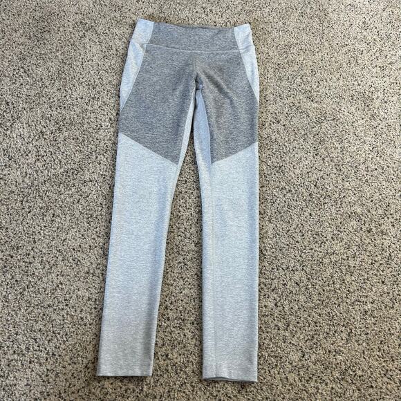 OUTDOOR VOICES Heather Gray Colorblock Fitness Yoga Leggings Size Small - Picture 1 of 6